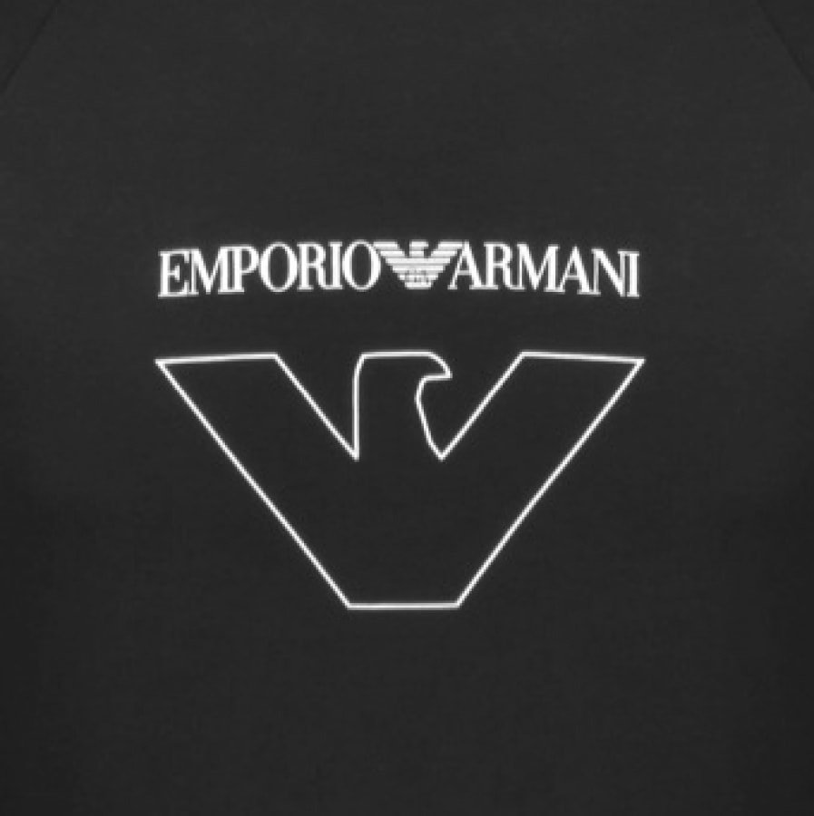 Alternative Image for ProductEmporio Armani Lounge Logo Sweatshirt Black3
